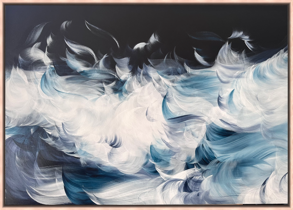 Moonlit beachside memories